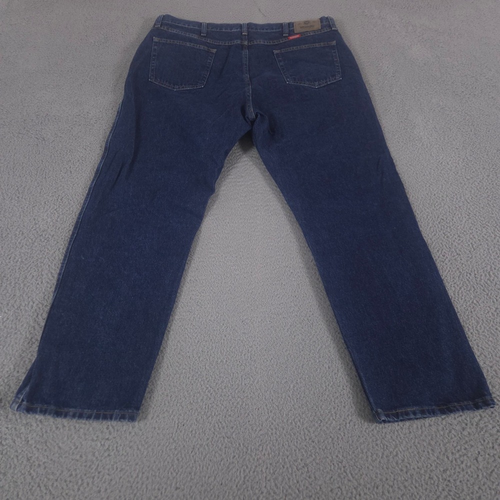 Wrangler Jeans Mens 42x30‎ Blue Regular Fit Straight Leg Cotton Denim Preppy